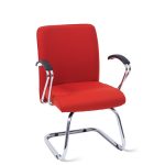 Cadeira Absynto Diretor Fixa pé contínuo com braços